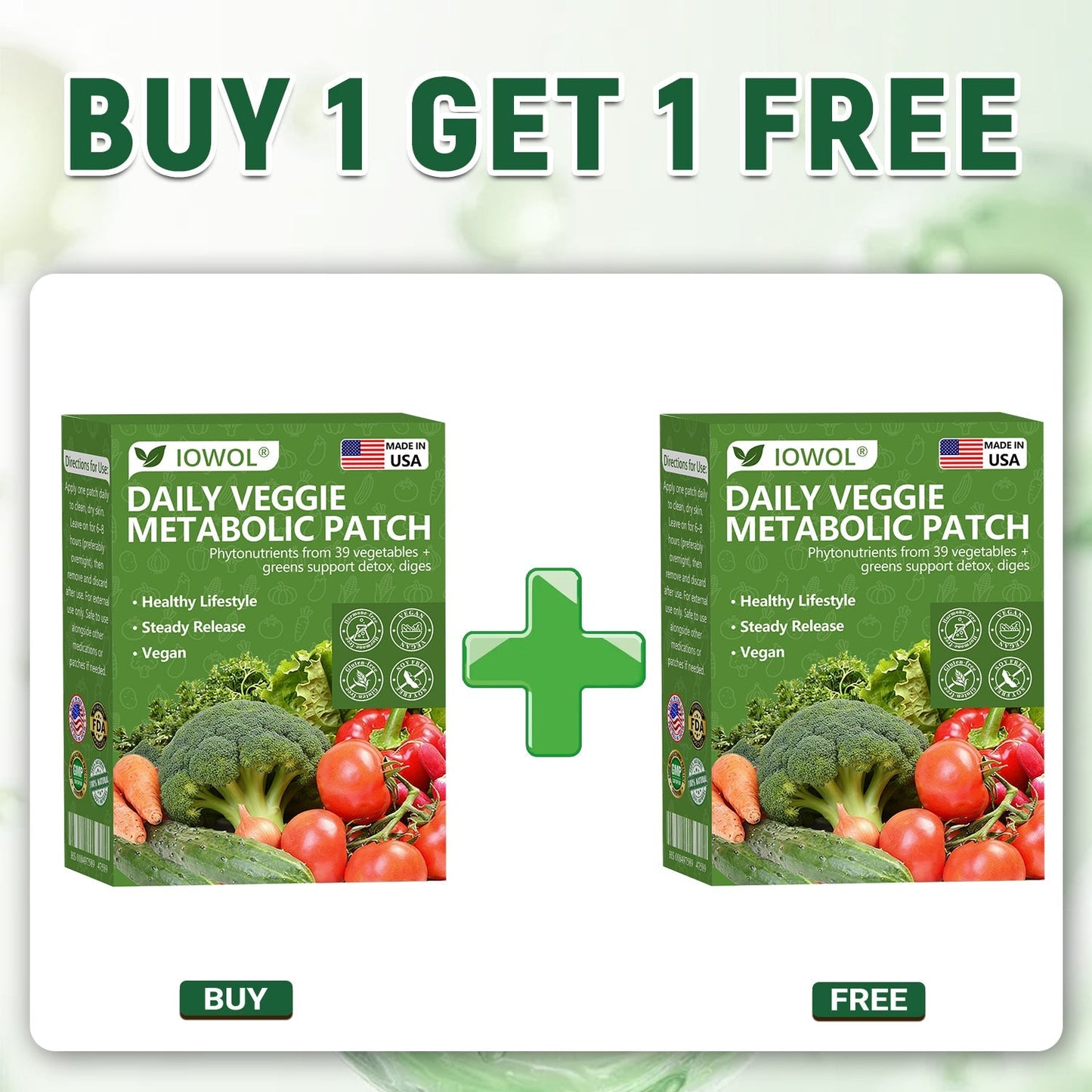 🇩🇪🥦𝐎𝐟𝐟𝐢𝐳𝐢𝐞𝐥𝐥𝐞𝐫 𝐒𝐡𝐨𝐩 | 𝐈𝐎𝐖𝐎𝐋® 𝐃𝐚𝐢𝐥𝐲 𝐌𝐞𝐭𝐚𝐛𝐨𝐥𝐢𝐜 𝐏𝐚𝐭𝐜𝐡 𝐦𝐢𝐭 𝐄𝐱𝐭𝐫𝐚𝐤𝐭𝐞𝐧 𝐚𝐮𝐬 𝟑𝟗 𝐆𝐞𝐦ü𝐬𝐞𝐬𝐨𝐫𝐭𝐞𝐧 & 𝐆𝐫𝐞𝐞𝐧𝐬 𝐮𝐧𝐭𝐞𝐫𝐬𝐭ü𝐭𝐳𝐭 𝐕𝐞𝐫𝐝𝐚𝐮𝐮𝐧𝐠, 𝐒𝐭𝐨𝐟𝐟𝐰𝐞𝐜𝐡𝐬𝐞𝐥 & 𝐄𝐧𝐞𝐫𝐠𝐢𝐞 – 𝐟ü𝐫 𝐞𝐢𝐧 𝐥𝐞𝐢𝐜𝐡𝐭𝐞𝐬, 𝐚𝐮𝐬𝐠𝐞𝐠𝐥𝐢𝐜𝐡𝐞𝐧𝐞𝐬 𝐖𝐨𝐡𝐥𝐛𝐞𝐟𝐢𝐧𝐝𝐞𝐧 𝐝𝐞𝐧 𝐠𝐚𝐧𝐳𝐞𝐧 𝐓𝐚𝐠.