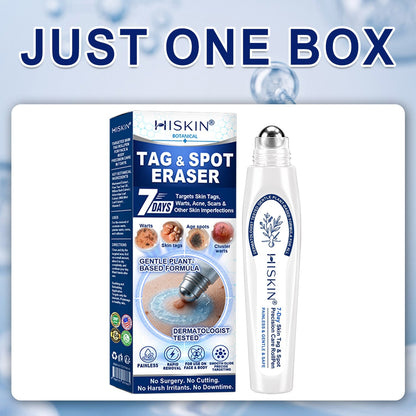 HISKIN®👩‍⚕️ 7-Tage-Hautmakel- & Hautanhängsel-Entferner Schmerzfreier Rollerball-Stift zur schonenden Entfernung von Hautanhängseln und Hautflecken – narbenfrei